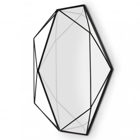 Зеркало prisma, 43х9х57 см, черное