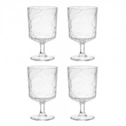 Набор бокалов из акрила arctic для вина, 280 мл, прозрачный, 4 шт.