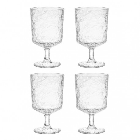 Набор бокалов из акрила arctic для вина, 280 мл, прозрачный, 4 шт.