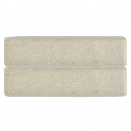 Простыня на резинке из хлопкового трикотажа серо-бежевого цвета из коллекции essential, 180х200х30 см