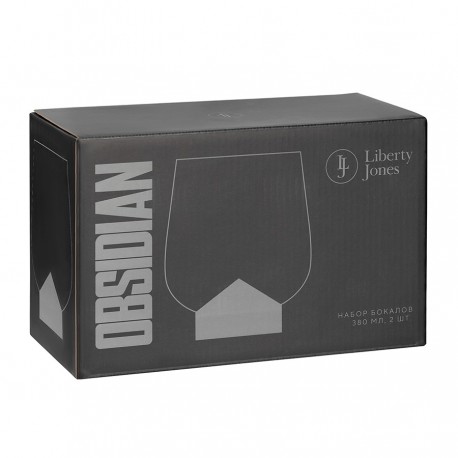 Набор бокалов obsidian, 380 мл, 2 шт.