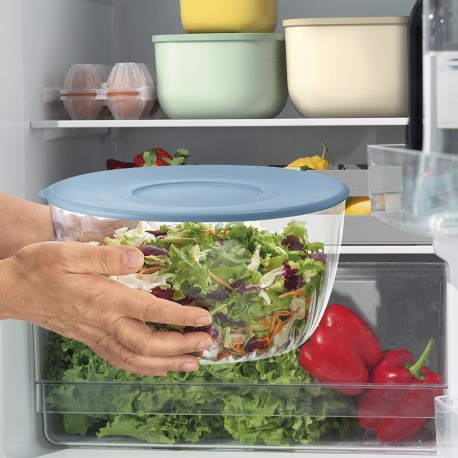 Сушилка для салата twist&dry, голубая