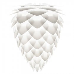 Плафон conia, D36х49 см, белый