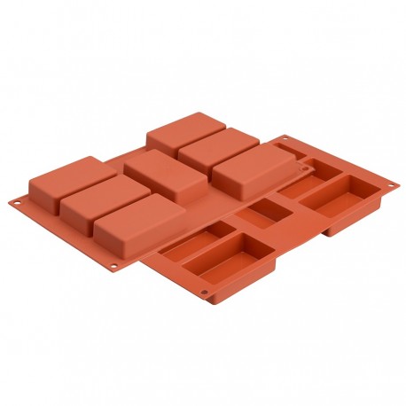 Форма для приготовления пирожных rettangolo силиконовая