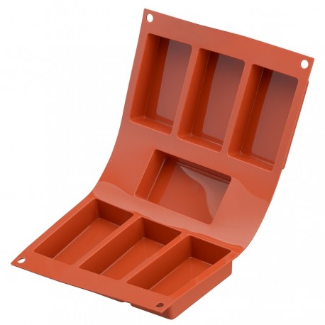 Форма для приготовления пирожных rettangolo силиконовая