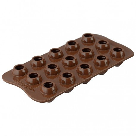 Форма для приготовления конфет choco spiral силиконовая