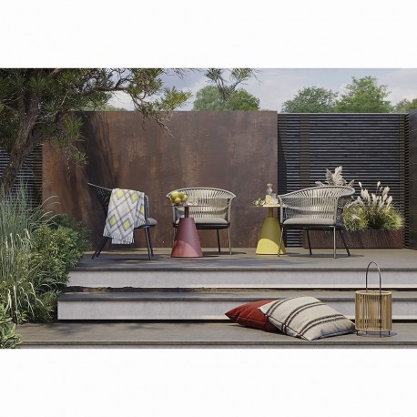 Столик кофейный marius, D50 см, красный