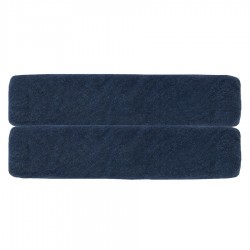 Простыня на резинке из хлопкового трикотажа темно-синего цвета из коллекции essential, 160х200х30 см