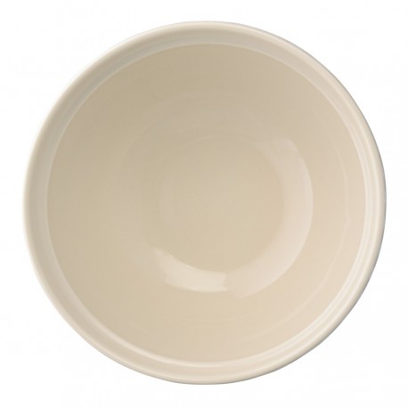 Миска кремового цвета с рельефным узором Ягоды Тайги из коллекции russian north, 1,5 л