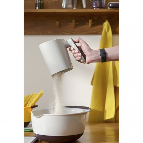 Просеиватель для муки на батарейках wheat, 1 л, светло-серый