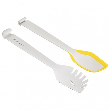 Щипцы кухонные многофункциональные synn, 28,5 см, светло-серые/желтые
