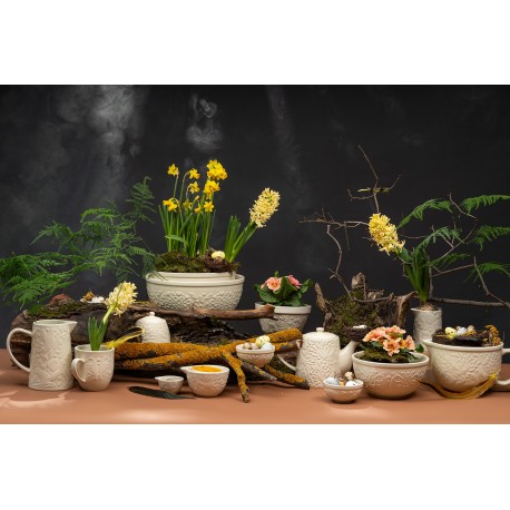 Миска для смешивания birds of paradise, 1,5 л, кремовая