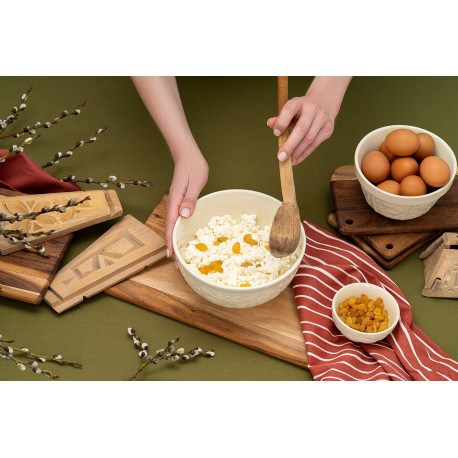 Миска для смешивания birds of paradise, 1,5 л, кремовая