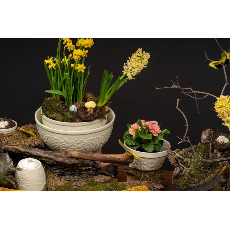 Миска для смешивания birds of paradise, 2,6 л, кремовая