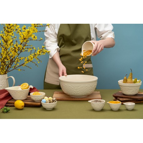 Миска для смешивания birds of paradise, 2,6 л, кремовая