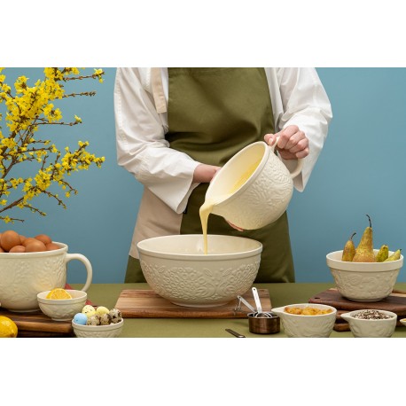 Миска для смешивания birds of paradise, 4,2 л, кремовая