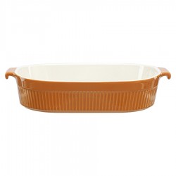 Блюдо для запекания soft ripples, 35,9х23,3 см, карамельное