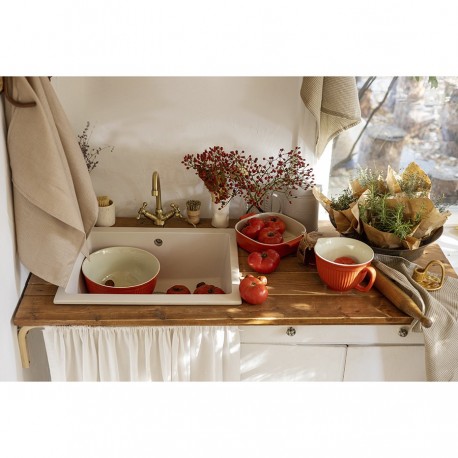 Миска soft ripples, 3 л, красная