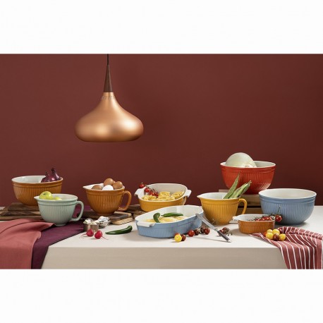 Миска soft ripples, 3 л, красная