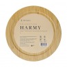 Чаша стеклянная с бамбуковой крышкой harmy, 2 л