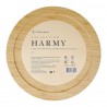 Чаша стеклянная с бамбуковой крышкой harmy, 3,5 л