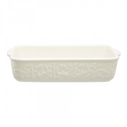 Блюдо для запекания birds of paradise, 30х19 см, кремовое