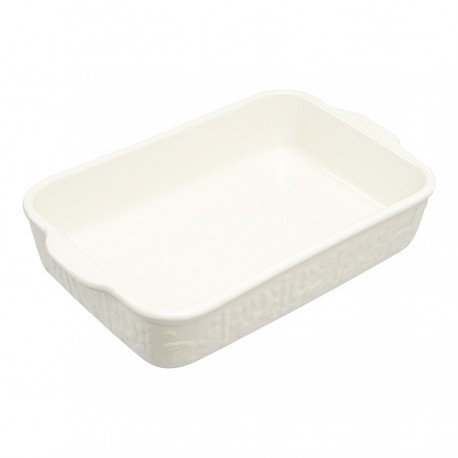 Блюдо для запекания birds of paradise, 30х19 см, кремовое