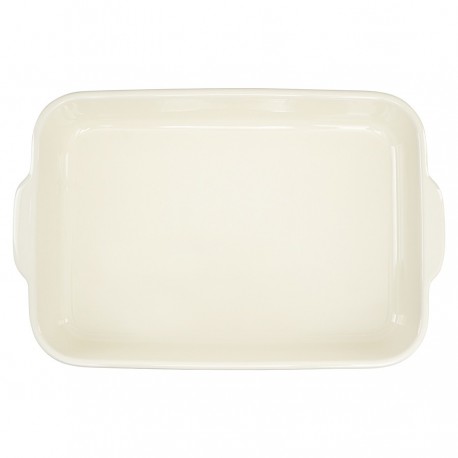 Блюдо для запекания birds of paradise, 42х27 см, кремовое