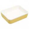 Блюдо для запекания marshmallow, 21,6х16,5 см, лимонное