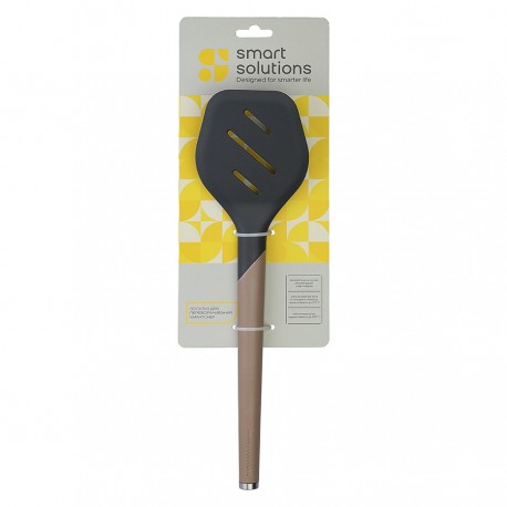 Лопатка с прорезями smartchef, 32 см, капучино-графит