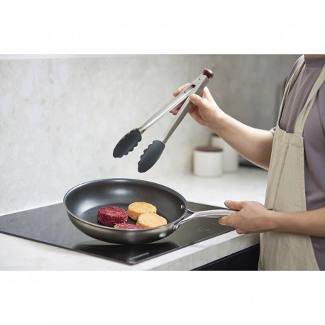 Щипцы кухонные smartchef, 33,5 см, серо-бордовые