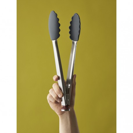 Щипцы кухонные smartchef, 33,5 см, серо-бордовые