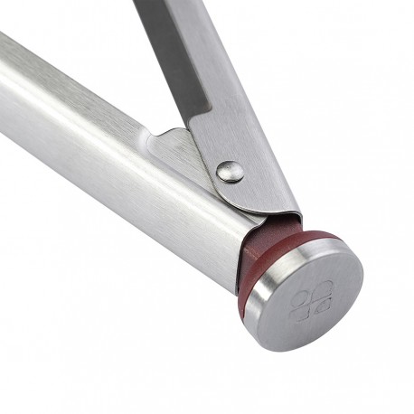 Щипцы кухонные smartchef, 33,5 см, серо-бордовые