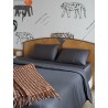Покрывало из хлопка polka dots карамельного цвета из коллекции essential, 180х250 см