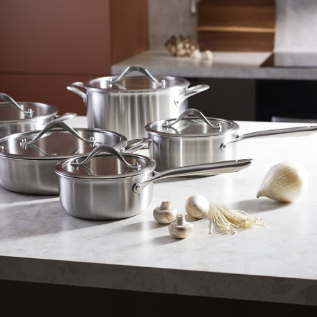 Кастрюля с крышкой 3ply etalon, D24 см, 6 л