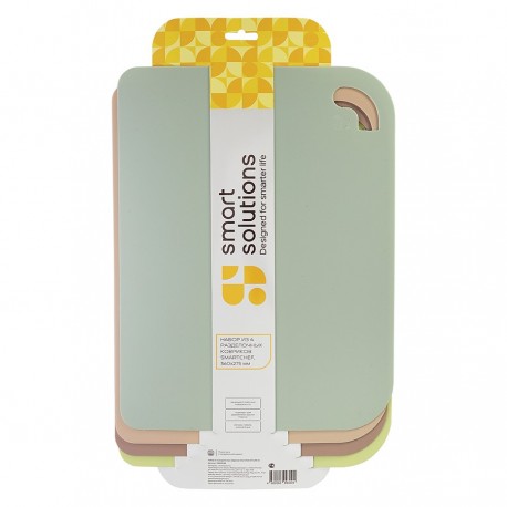 Набор из 4 разделочных ковриков smartchef, 28,5х36 см