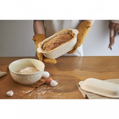 Форма для выпечки ржаного хлеба birds of paradise, fantail bird, 33х16 см