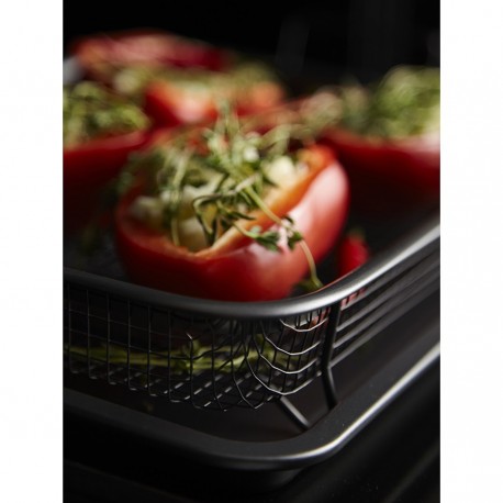 Противень для запекания с решеткой-гриль roast masters, 22х30 см, черный