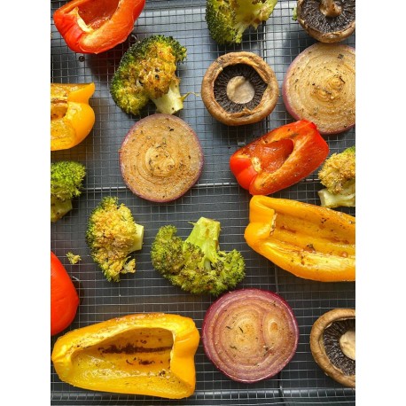 Противень для запекания с решеткой-гриль roast masters, 22х30 см, черный