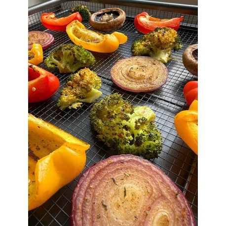 Противень для запекания с решеткой-гриль roast masters, 22х30 см, черный