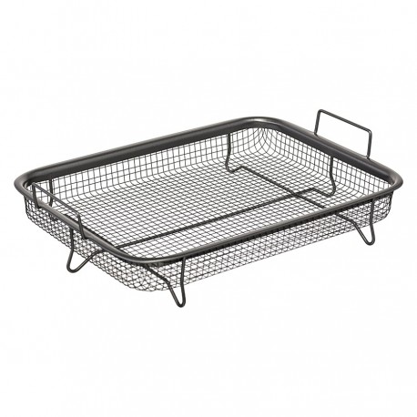 Противень для запекания с решеткой-гриль roast masters, 22х30 см, черный