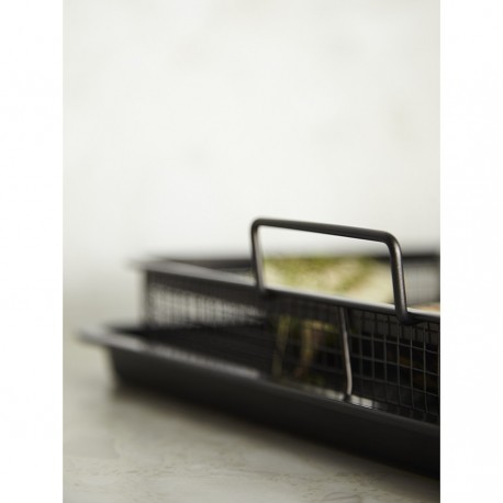 Противень для запекания с решеткой-гриль roast masters, 36х45 см, черный