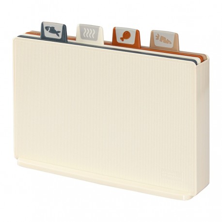 Набор из 4-х разделочных досок с держателем cut&store