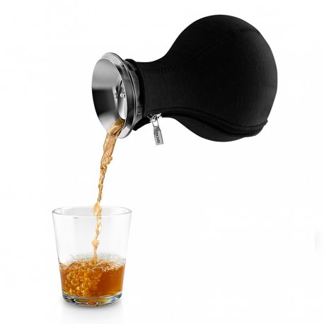 Чайник заварочный tea maker в неопреновом текстурном чехле, 1 л, черный