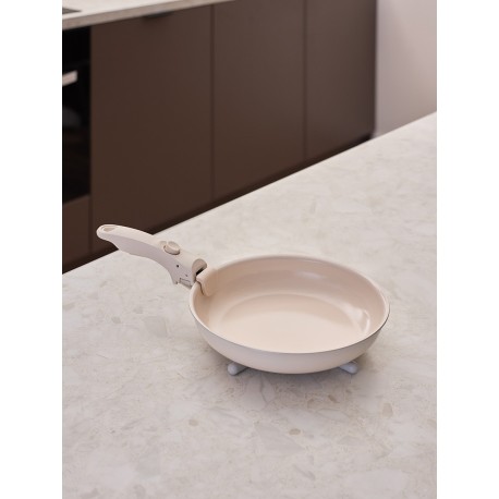 Набор посуды для приготовления со съемной ручкой smart ceramic, 7 предметов, цвета топленого молока