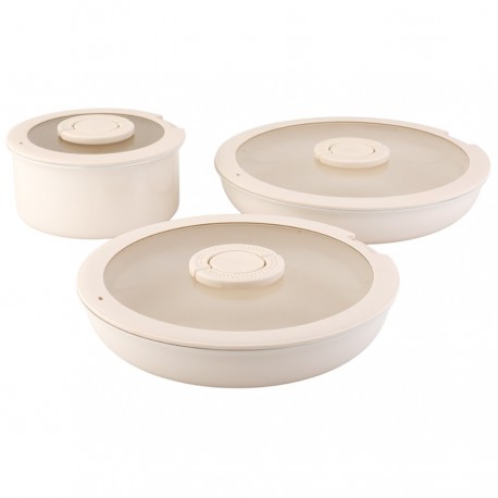 Набор посуды для приготовления со съемной ручкой smart ceramic, 7 предметов, цвета топленого молока