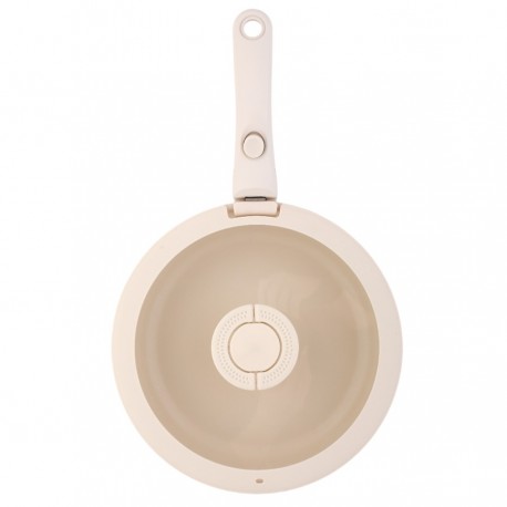 Набор посуды для приготовления со съемной ручкой smart ceramic, 7 предметов, цвета топленого молока