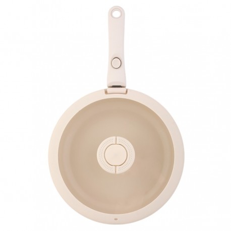 Набор посуды для приготовления со съемной ручкой smart ceramic, 7 предметов, цвета топленого молока