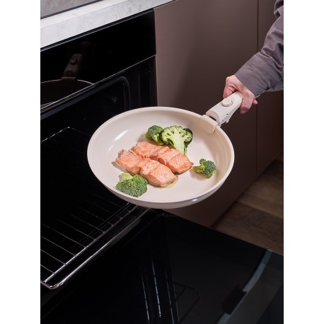 Ручка съемная для набора посуды smart ceramic, молочная