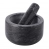 Ступка marm, 12,7х7,6 см, черный мрамор